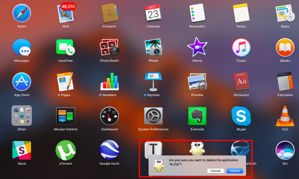 How to uninstall software on mac